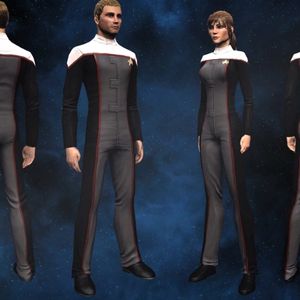 Star Trek Online Federation Fleet Admiral Faction Pack PS4 - Racing Uniform