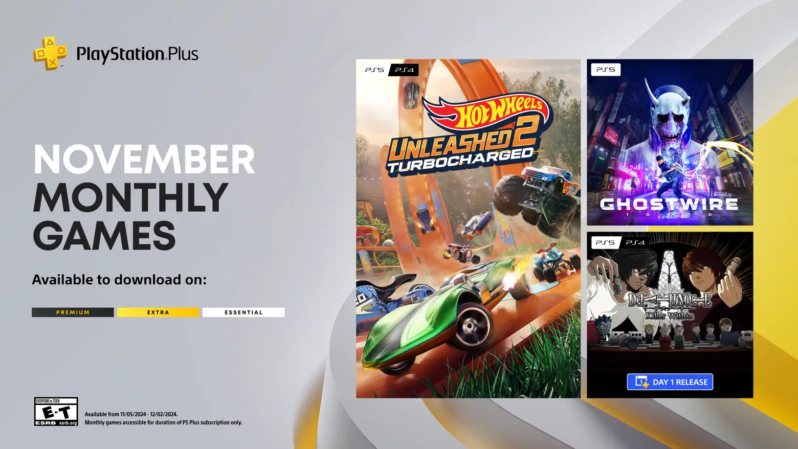 PlayStation Plus Free Games November